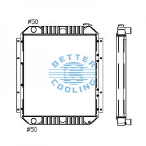 All Aluminum Radiator For Chrysler Caravan/grand Caravan Dpi: