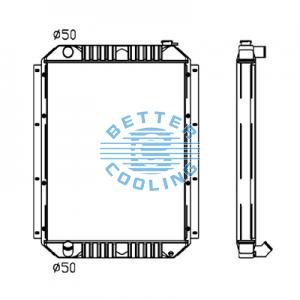 All Aluminum Radiator For Toyota  Dpi: