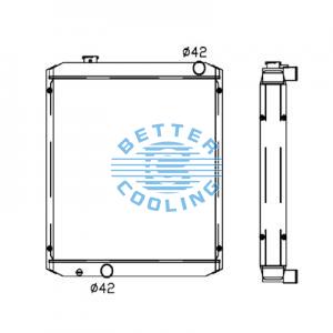 All Aluminum Radiator For Gm Gm Oldsmobile Firenza/pontiac Sunbird Dpi:712