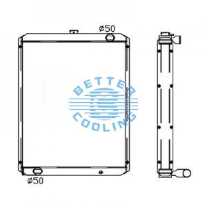 All Aluminum Radiator For Nissan Sunny/entra B13  At Dpi:1152