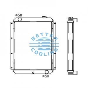 All Aluminum Radiator For Cm Sanyi 215-8 Dpi: