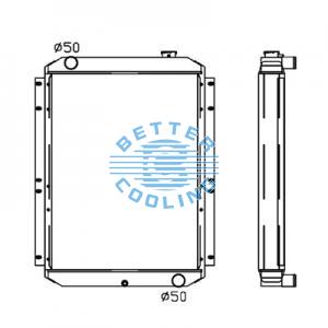 All Aluminum Radiator For   Dpi:2296
