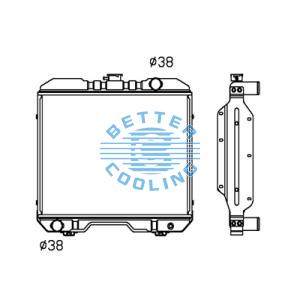 All Aluminum Radiator For Nissan Sunny D21  At Dpi:314