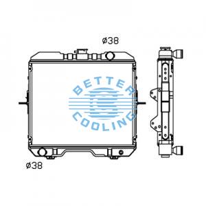 All Aluminum Radiator For Cm Dh 220-5 Dpi: