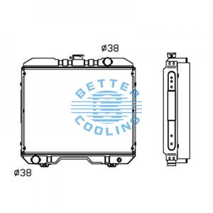All Aluminum Radiator For  Kart Dpi: