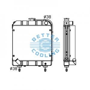 All Aluminum Radiator For Toyota Hilux  Ln65  Mt Dpi: