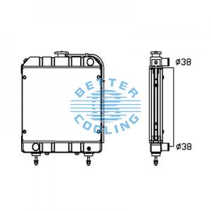 All Aluminum Radiator For Nissan Sunny/entra B13  At Dpi:1152