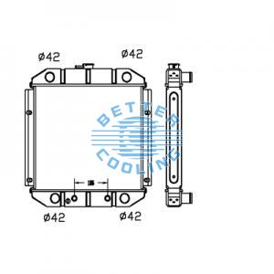 All Aluminum Radiator For Land Rover  Dpi: