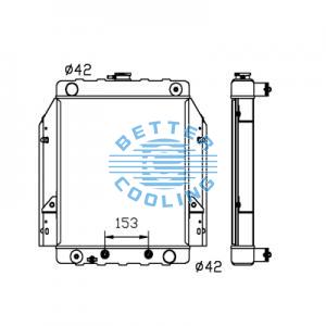 All Aluminum Radiator For Isuzu Light Truck  Mt Dpi: