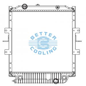 High Performance Truck Radiator For Hino Rainbow Oem: 160906040