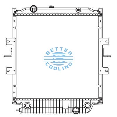 High Performance Truck Radiator For Bus Thomas Bus/freightliner Oem: