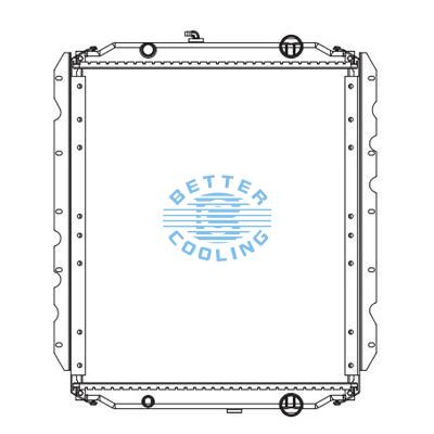 High Performance Truck Radiator For Bus Bluebird/carpenter Bus Oem: