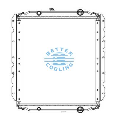 High Performance Truck Radiator For Bus Bluebird/carpenter Bus Oem: