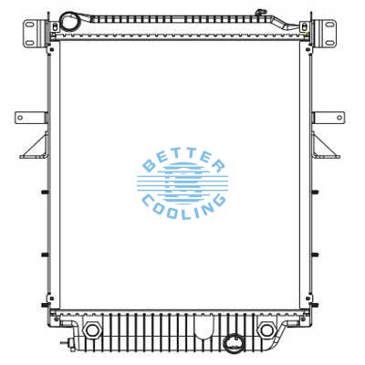 High Performance Truck Radiator For Bus Thomas Bus/freightliner Oem: Vab1003748/1003748/vab1040293/1040293/ Vab1050207/1050207