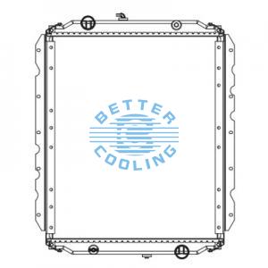 High Performance Truck Radiator For Daf  F85(92-)300/330/360/400 Oem: 1241583/1628621/1265520/1265522
