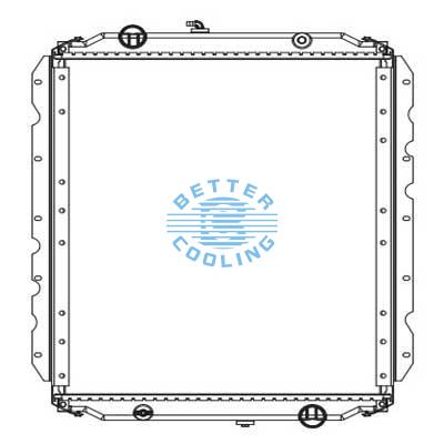 High Performance Truck Radiator For Bus  Oem: