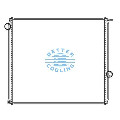 High Performance Truck Radiator For Ford L, Ltl9000, Sterling, Silverstar & Freightliner 1300  Oem: S9015, 9000-15pt, 437198p