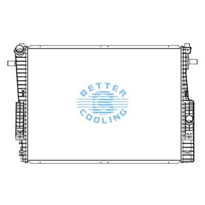 High Performance Truck Radiator For Ford Sterling Oem: F6ht8009hc
