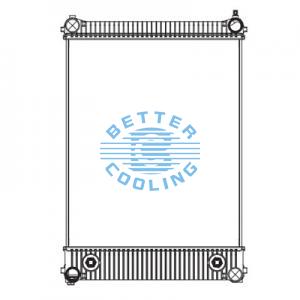 High Performance Truck Radiator For Mercedes-benz Actros 18t/20t25t/26t/32t/33t (96-) Oem: 9425000903/9425001503/9425000603