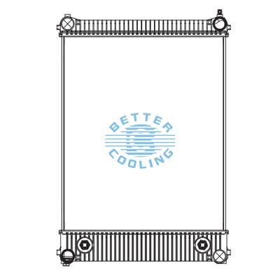 High Performance Truck Radiator For Freightliner Freightliner Oem: Bhtb9384/bht91661/bht91653/91661/b9384/bhtb6791/b6791/bhtb9316/b9316