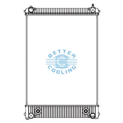 High Performance Truck Radiator For Freightliner Freightliner Oem: Bhtf1578/bhtd5968