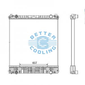 High Performance Truck Radiator For Freightliner Freightliner Oem: Bhtf1578/bhtd5968
