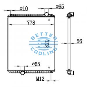 High Performance Truck Radiator For Mercedes-benz  Oem: