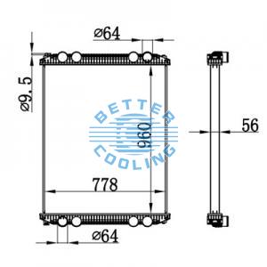High Performance Truck Radiator For  Ranger 99- Oem: