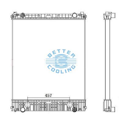 High Performance Truck Radiator For Freightliner  Oem: