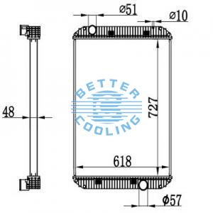 High Performance Truck Radiator For Isuzu Is N Series (96-97) Gmc W Series Diesel(96-97)) Oem: 97128887, 97124669, Cavtu81593, 8159, Cr9270, 3212, Cr9260, 239260, 2482, 3208, Cr9266, 3218, Cr9276, 239266, 3243, Cavtu82043, 8204, 97128888, 97214669, 972229