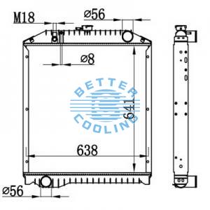 High Performance Truck Radiator For Man Man Ng/man Nl 313/323/353/363(96) Oem: 81061016500/ 81061016501