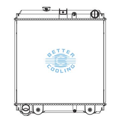 High Performance Truck Radiator For Hino 145/165/185 Oem: S160906850/16400e0220/4220005331/239027