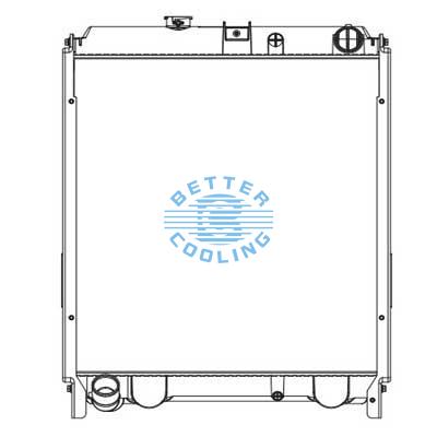 High Performance Truck Radiator For Hino 238/258/268 Oem: 16400e0230/16400e0231