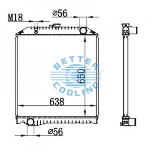 High Performance Truck Radiator For Nissan  Oem: