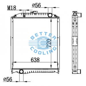 High Performance Truck Radiator For Scania P/r(95-) Oem: