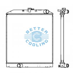 High Performance Truck Radiator For Mitsubishi Fuso Canter 02- Mt Oem: