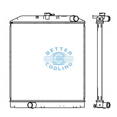 High Performance Truck Radiator For Hino Ranger Oem:
