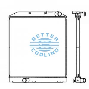High Performance Truck Radiator For Daf  F85(92-)300/330/360/400 Oem: 1241583/1628621/1265520/1265522