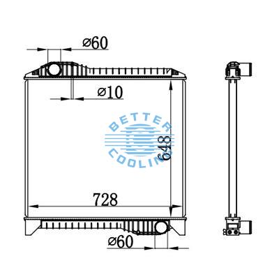 High Performance Truck Radiator For  Profia Teravie Oem: