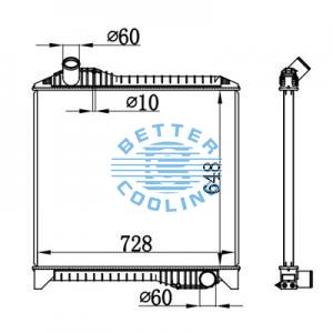 High Performance Truck Radiator For Freightliner Freightliner Sterling Oem: Bhtb9702