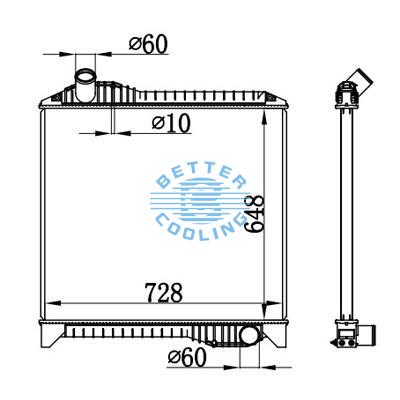 High Performance Truck Radiator For  Profia Teravie Oem:
