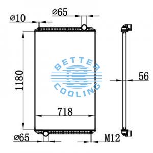 High Performance Truck Radiator For Iveco Eurotech E.24/e.27/e.30/e.34/e.38/  Eurotrakkere31/e.34/e.35/e.37/e.38/e.42/   E.44/e.47  /e.55                                           Spr2(95-) Oem: 99463232/ 99463230/500348318/93160529/8139294/