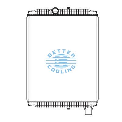 High Performance Truck Radiator For International 8600, 8600i, 9100, 9100i, 9200, 9200i, 9400, 9400i, 9900i Oem: 3e010174000/2508454c91, 2508454c92, 3e0115430000, 3e010174000, 2505699c91, 2585976c91, 2585976c92, 3e0099670000, 2508688c92, 2508694c91, 25880