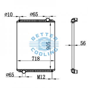 High Performance Truck Radiator For Nissan Ud Oem: