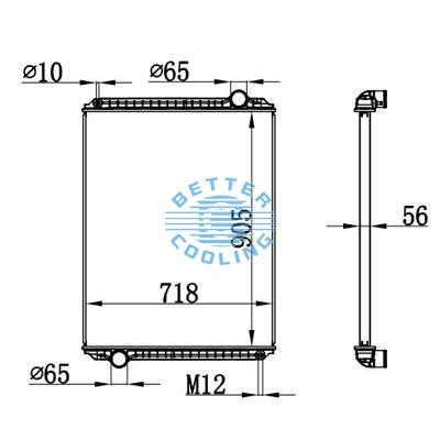 High Performance Truck Radiator For International  Oem: