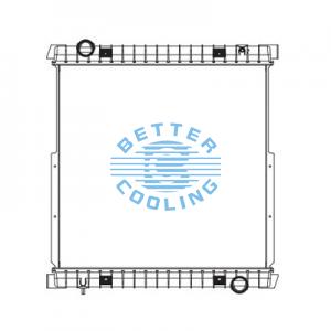 High Performance Truck Radiator For Man Man Ng/man Nl 313/323/353/363(96) Oem: 81061016500/ 81061016501