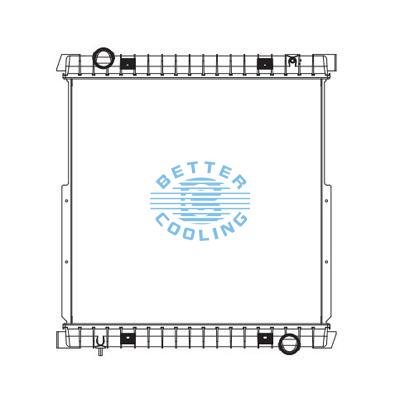High Performance Truck Radiator For Iveco Eurocargo E18/e20/e201(01-) Oem: 504080547