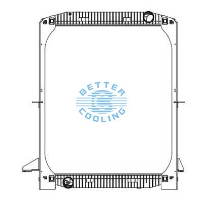 High Performance Truck Radiator For Iveco Eurotech E.24/e.27/e.30/e.34/e.38/  Eurotrakkere31/e.34/e.35/e.37/e.38/e.42/   E.44/e.47  /e.55                                           Spr2(95-) Oem: 99463232/ 99463230/500348318/93160529/8139294/