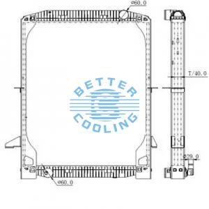 High Performance Truck Radiator For Hino Rainbow Oem: 160906040