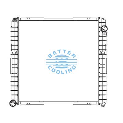 High Performance Truck Radiator For Iveco Eurocargo E15/e18/e21(91) Oem: 100304810/98 425 619/98 425 628/          98 425 657